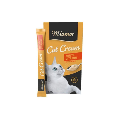 Miamor Cream Malt Kedi Multivitamin Kedi Ödülü 6x15 90gr