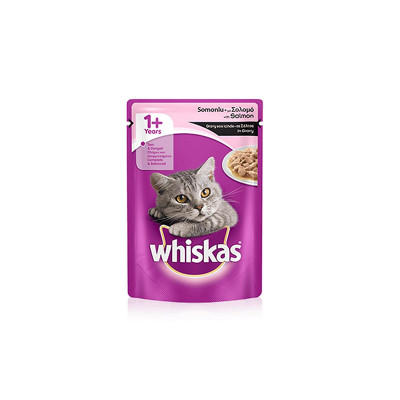 Whiskas Pouch Somon Balıklı Yaş Kedi Maması 85gr