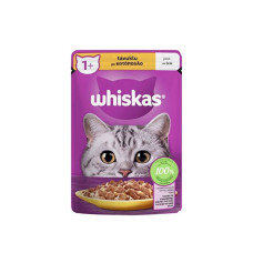 Whiskas Pouch Jöle İçinde Tavuklu Yetişkin Kedi Konservesi 85gr