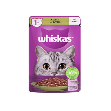 Whiskas Kuzulu Yetişkin Konserve Kedi Maması 85 Gr