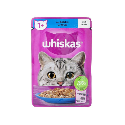 Whiskas Ton Balıklı Jöleli Kedi Konserve Maması 85 gr