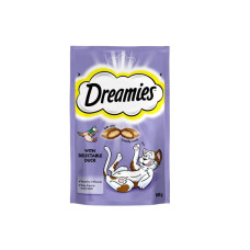 Dreamies İç Dolgulu Ördekli Kedi Ödül Bisküvisi 60gr