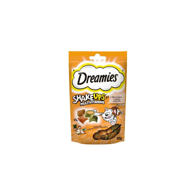 Dreamies ShakeUps Rockin Roost Tavuklu ve Ördekli Kedi Ödül Bisküvisi 55gr