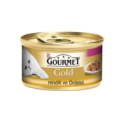 Gourmet Gold Hindili Ördekli Kedi Konservesi 85gr