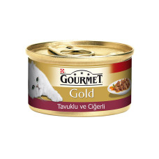 Gourmet Gold Tavuklu Ciğerli Kedi Konservesi 85gr