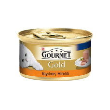 Gourmet Gold Kıyılmış Hindili Kedi Konservesi 85gr