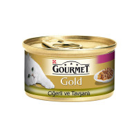 Gourmet Gold Ciğerli Tavşanlı Kedi Konservesi 85gr