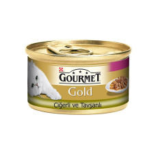 Gourmet Gold Ciğerli Tavşanlı Kedi Konservesi 85gr