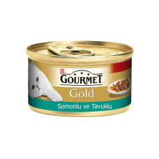 Gourmet Gold Somon Ve Tavuklu Kedi Konservesi 85gr