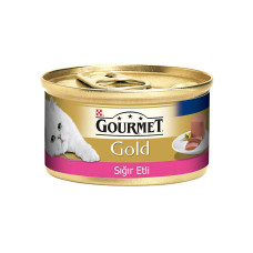 Gourmet Gold Kıyılmış Sığır Etli Kedi Konserve 85gr