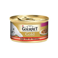 Gourmet Gold Sığır Etli Tavuklu Kedi Konservesi 85gr