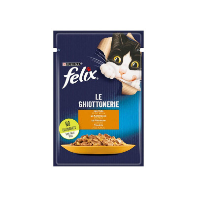 Felix Tavuklu Yetişkin Kedi Konservesi Pouch 85gr