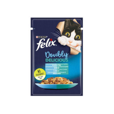 Felix Çifte Lezzet Somon Ve Sardalya Yetişkin Kedi Konservesi Pouch 85gr