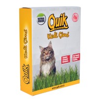 Quik Doğal Kedi Çimi (Fileli)