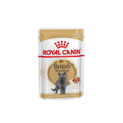 Royal Canin British Shorthair Yetişkin Kedi Pouch Yaş Maması 85 Gr