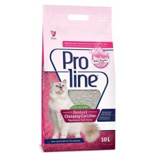 Proline Doğal Topaklanan Baby Powder Kokulu Kedi Kumu 10 Lt