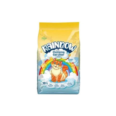 Rainbow Parfümlü Topaklanan Kedi Kumu 10 Lt