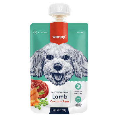 Wanpy Kuzulu ve Havuçlu Ezme Köpek Ödül Maması 90gr