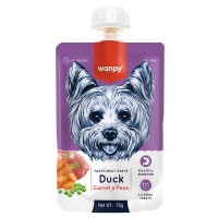 Wanpy Ördek Etli ve Havuçlu Ezme Köpek Ödül Maması 90gr